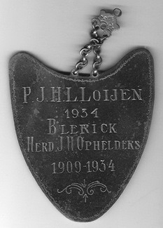 zilverplaat P.J.H.L. Loijen