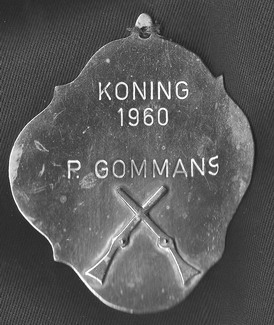 zilverplaat P. Gommans